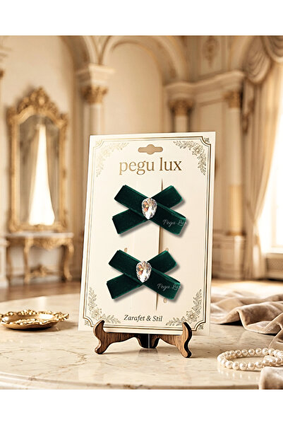 pegu baby collection Pachet de 2 cleme de pachetării cu panglică de catifea v...