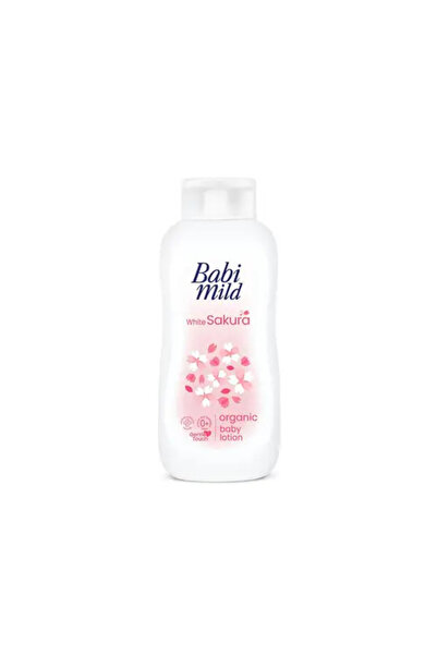 Babi Mild لوشن بيبي مايلد وايت ساكورا العضوي 180 مل