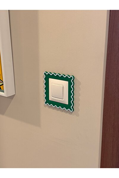 SacredCo Sacred Wavy Green Serisi Renkli Priz Çerçevesi