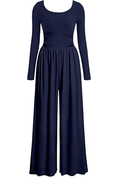 Other AGUCEG Women's Autumn/Winter Jumpsuit Square Neck Long Sleeves Jumpsuit...