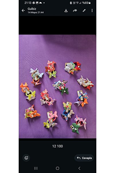 NO BRAND Set of colorful triple buckles (specify your color preference)