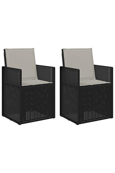 vidaxl Scaune de Dining pentru Grădină 2 pcs Antracit, Gri deschis PP