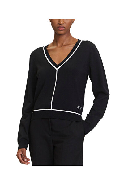 Karl Lagerfeld Γυναικείο Πουλόβερ Μαύρο A3W18023-999 BLACK