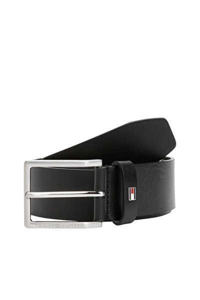 Tommy Hilfiger Ανδρική Δερμάτινη Adan Ζώνη Μαύρη AM0AM13014-BDS