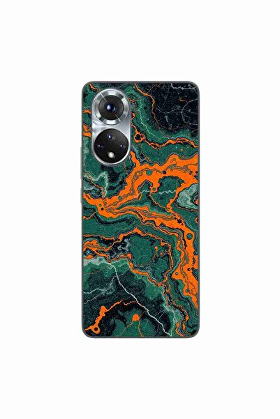 OEM Θήκη συμβατή με Honor 50, από σιλικόνη gel TPU, μαλακό σχέδιο νεφρίτη μάρ...