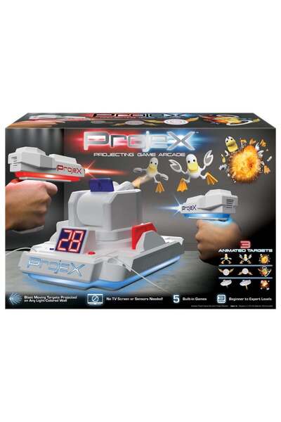 Laser Consola de jocuri cu proiector si 2 blastere, X, ProjeX Animated