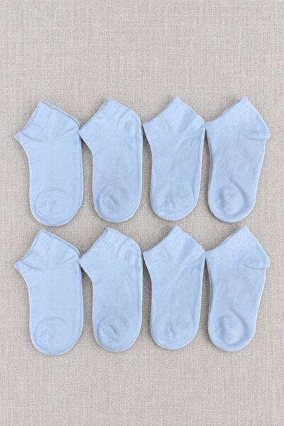 ZENGİN 8-Piece Pack Seamless Comfortable Children's Booties Socks Set