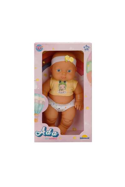 Dollz'n More Papusa bebelus Ada, Dollz n More, galben, 23 cm
