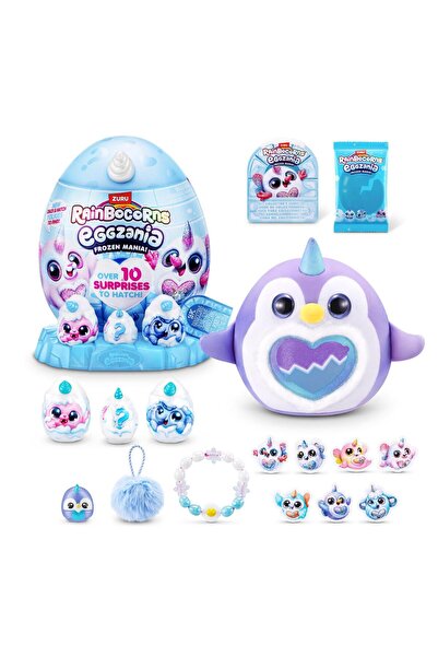 Rainbocorns Jucarie de plus surpriza, Rainbocorns, Eggzania Frozen Mania