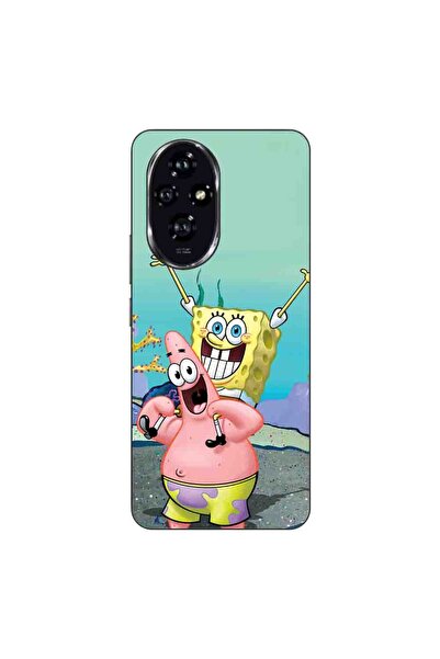 OEM Husa compatibila cu Honor 200 Silicon Gel Tpu Model Spongebob