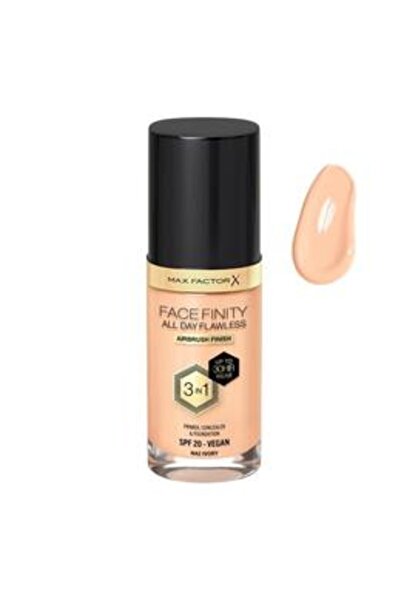 Max Factor Fond de Ten 3 in 1 - Facefinity All Day Flawless Airbrush Finish 3...