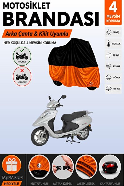 Cemku Double Black Top - Orange Bottom, Rear Bag Compatible Mondial Ritmica 1...
