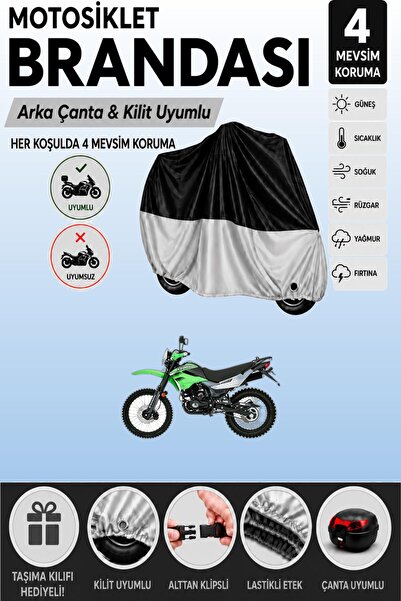 Cemku Double Black Top - Gray Bottom, Rear Bag Compatible Mondial X-Treme Max...