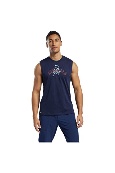 Reebok Mens Les Mills® BodyPump® Sleeveless T-Shirt S