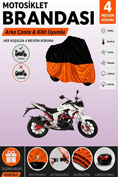 Cemku Double Black Top - Orange Bottom, Rear Bag Compatible Falcon Sharp 200 ...