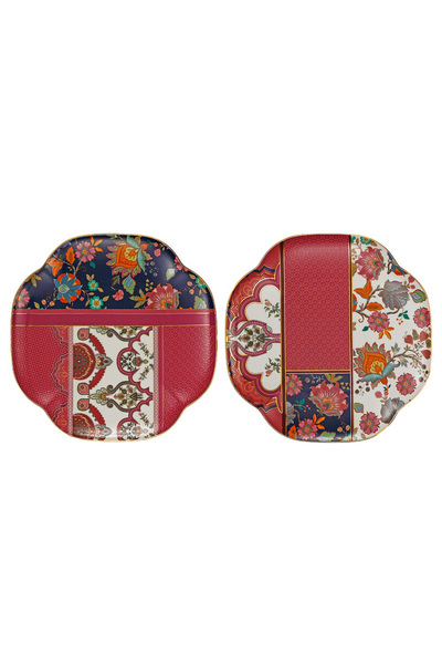 Lucky Art Etro Bone 27 cm 2-Piece Plate Set