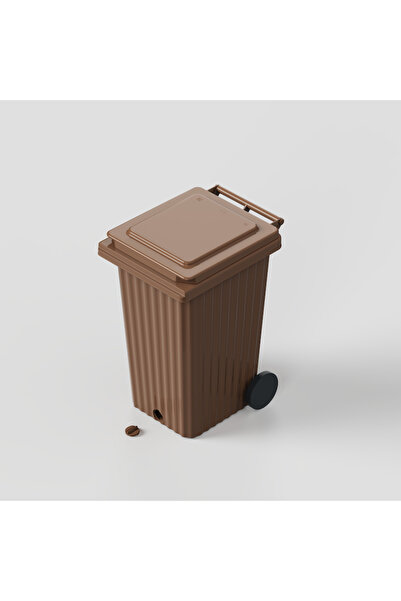 Wave Bin WAVE Eurobin with outlet Brown 240L AETA Earth Bin