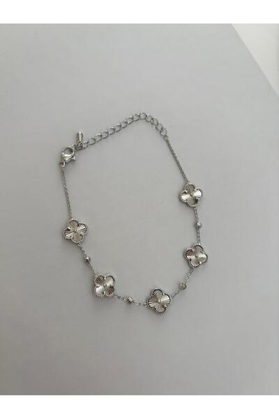FASHION Special Series Silver Color Van Cleef Clover Model Bracelet