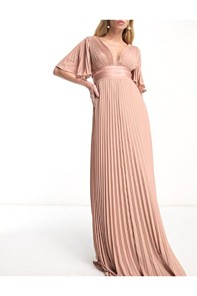 Evendi Long dress, Pink