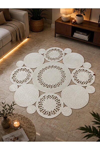 naylişhome Jüt kilim Hasır Kapı Önü Banyo Mutfak Salon Oturma Odası Paspası M...