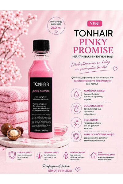 SAVHAIR Tonhair Pinky Promise Düzleştirici Bakım