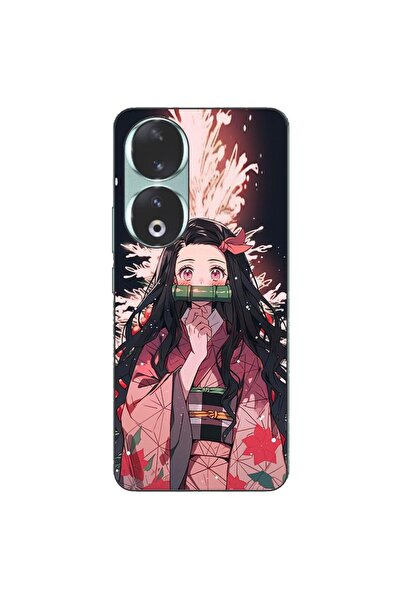 OEM Husa compatibila cu Honor 90 5G Silicon Gel Tpu Model Demon Slayer Nezuko