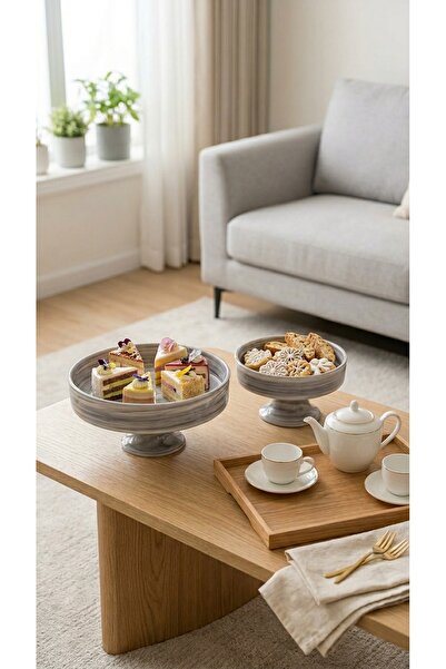 Generic Versatile Cake Serving Stand Set for Elegant Fruit and Dessert Display