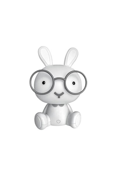 OEM Bunny model night light, with 3 light levels and USB cable, White/Grey