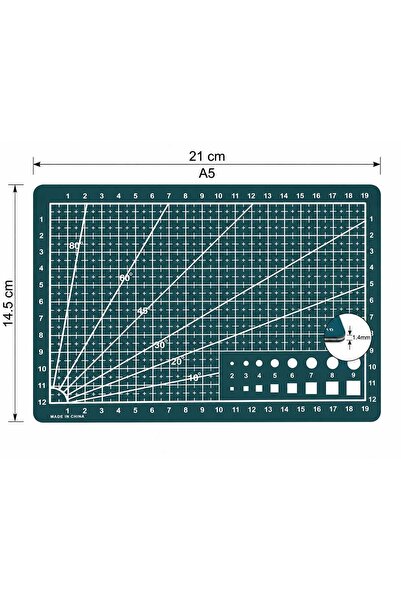Tech Tamir Kesim A5 14.5x21cm Kalınlık 1.4mm Yeşil