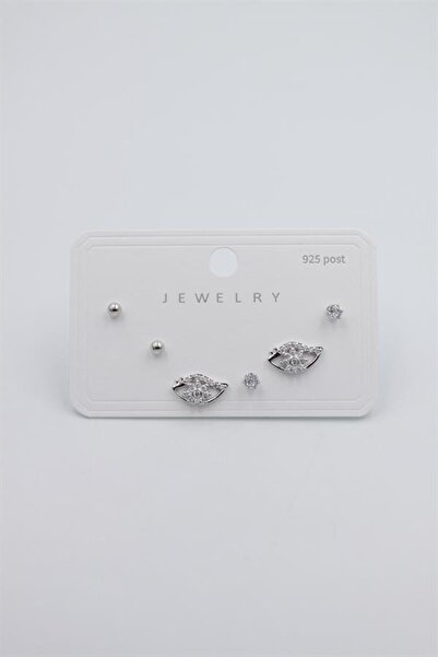 atastore2017 Multiple Set Earrings - Silver
