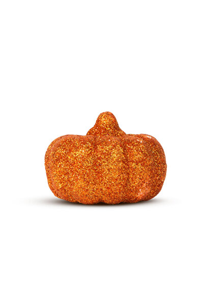 FAMİLY Decoratiune dovleac Halloween din spuma cu sclipici 5,2 cm, set 4 bucati