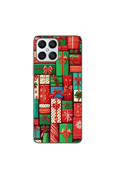 OEM Husa compatibila cu Honor X8 Silicon Gel Tpu Model Xmas Gifts Pattern