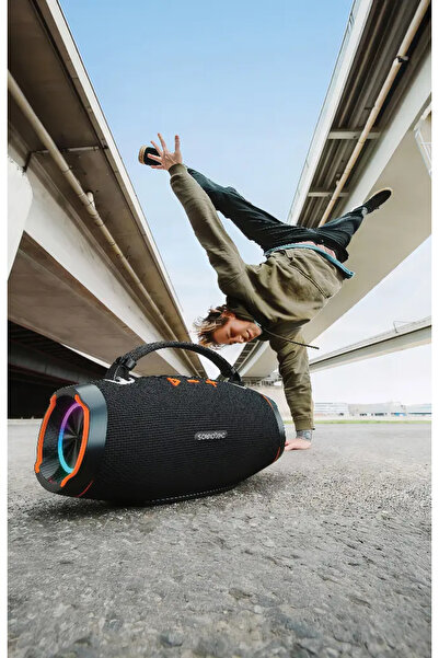 porodo Soundtec Nancy Portable Stereo Speaker TWS Pairing - Black