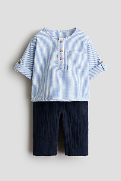 H&M 2 Parçalı Pamuklu Set
