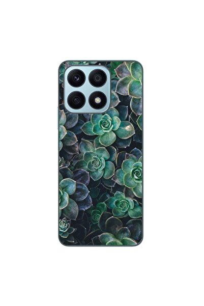 OEM Case compatible with Honor X8a Silicone Gel Tpu Rock Flowers Pattern