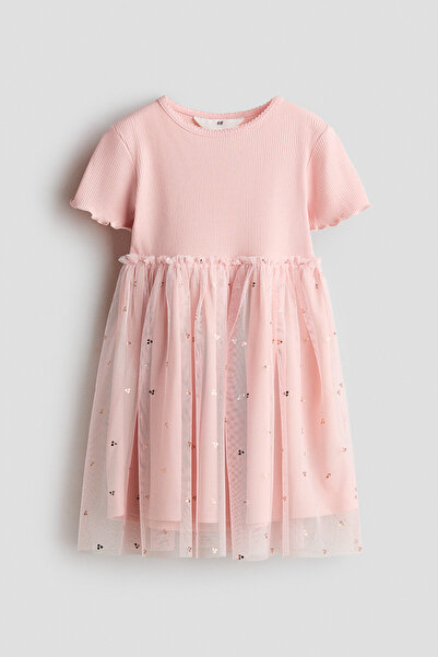 H&M Tül Etekli Elbise