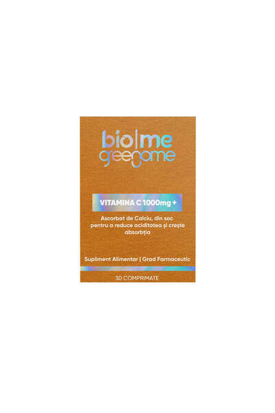Biome Vitamina C (Ascorbat de Calciu) 1000mg+, 30 comprimate