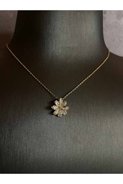 wns Half set with gold rose design - white trim