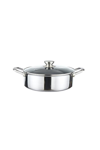 cheffinger Κατσαρόλα 28 cm, με τρισδιάστατη κυψελοειδής επίστρωση, γυάλινο κα...