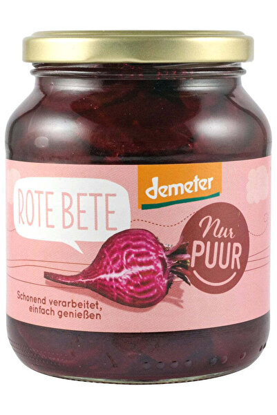 Nur Puur Био и Деметер червено цвекло, 340гр