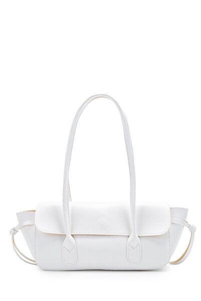 minebag Baguette Women's Shoulder Bag with Knot Detail on the Edges, Munich W...