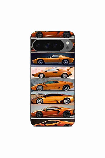 OEM Калъф, съвместим с Google Pixel 9 Pro XL, силиконов гел TPU, с шарка на а...