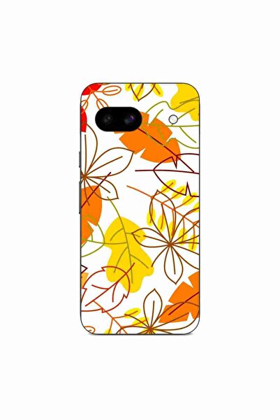 OEM Калъф за Google Pixel 8A от силиконов гел TPU с десен  "Ярки есенни листа "