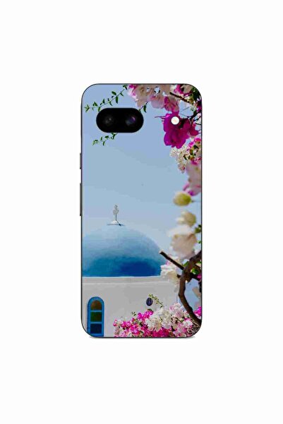 OEM Калъф, съвместим с Google Pixel 8A, силиконов гел TPU, с десен Гърция Сан...
