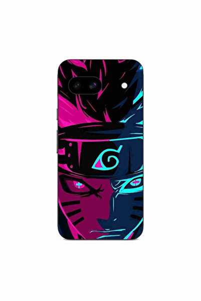 OEM Case compatible with Google Pixel 8A Silicone Gel Tpu Pattern Naruto Purp...