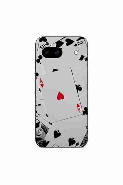 OEM Case compatible with Google Pixel 8A Silicone Gel Tpu Poker Cards Pattern