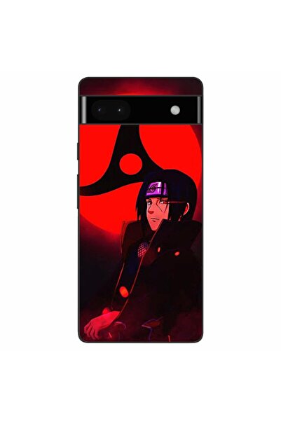 OEM Husa compatibila cu Google Pixel 6A Silicon Gel Tpu Model Itachi Sharingan