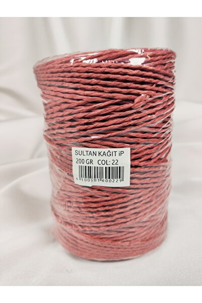 Sultan Ață de hârtie pentru tricotat manual 200gr.-240mt. (1 bucată) - Culoar...