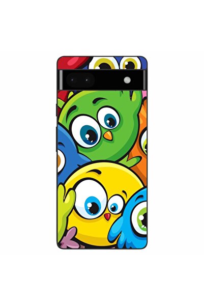 OEM Husa compatibila cu Google Pixel 6A Silicon Gel Tpu Model Bufnite Colorate