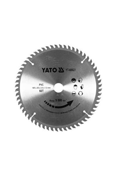 yato Λεπίδα κοπής PVC 185/60T 20 χιλιοστά